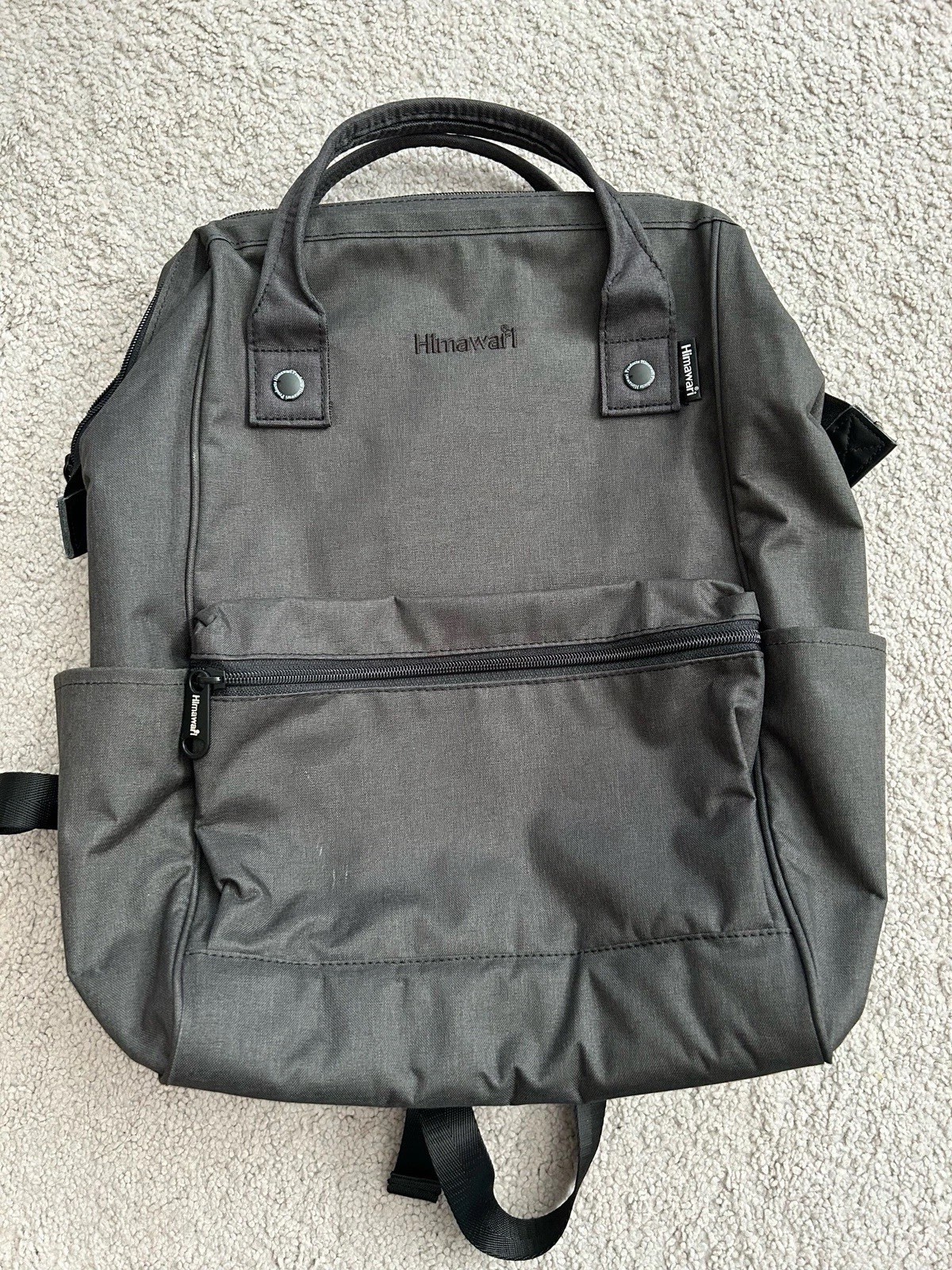 Himawari Laptop Backpack Dark Gray Travel Work Bag School College Backpack