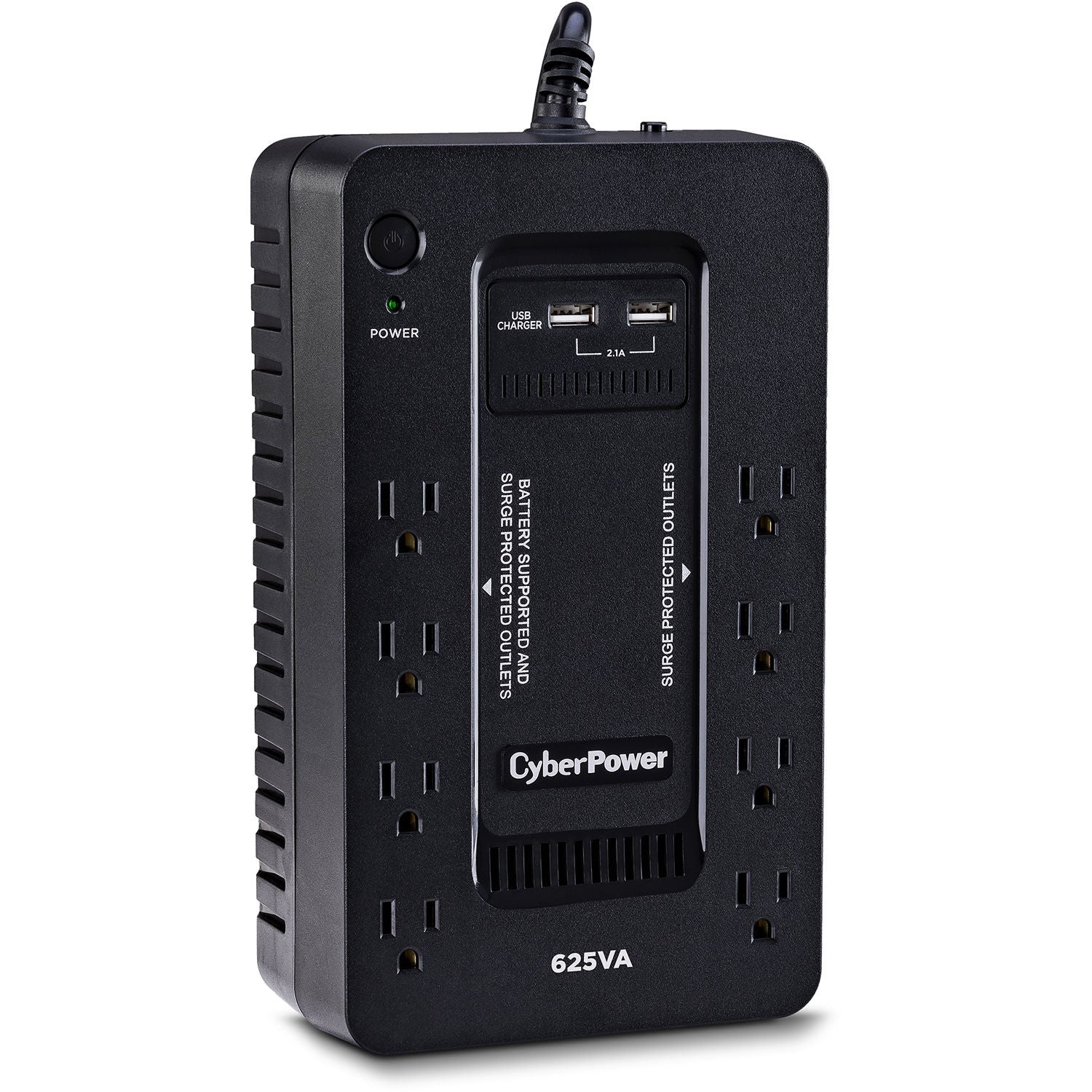 CyberPower ST625U-R 8-Outlet Standby Series 625VA/360W UPS Certified Refurbished