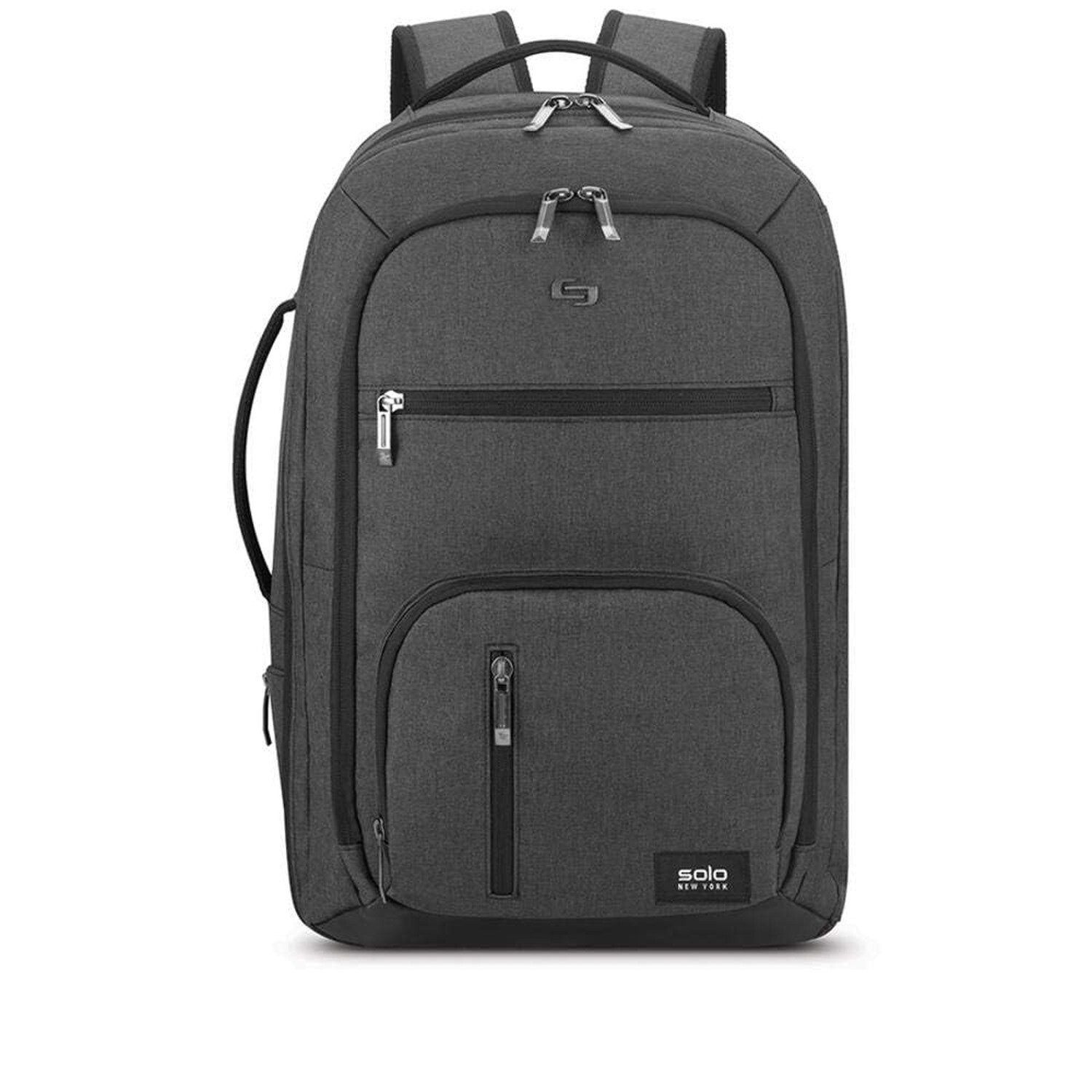 Solo New York Grand Travel TSA Backpack, Grey, Fits up to 17.3" Laptop One Size