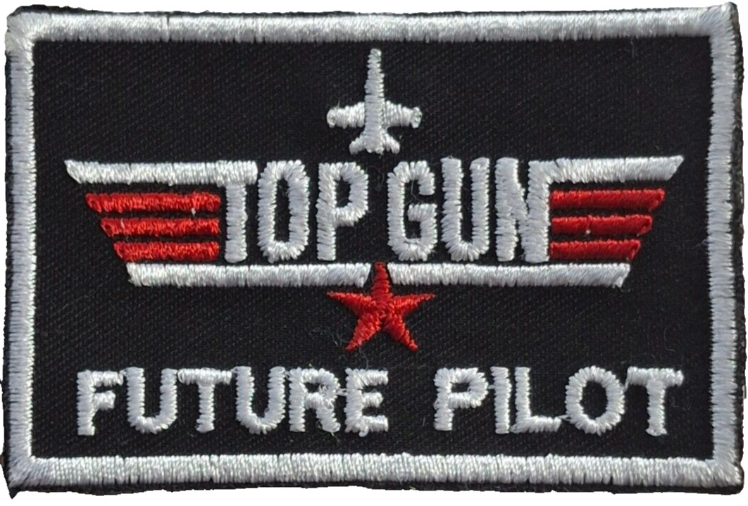 Top Gun US Navy Fighter Weapons School Future Pilot Embroidered Patch Badge