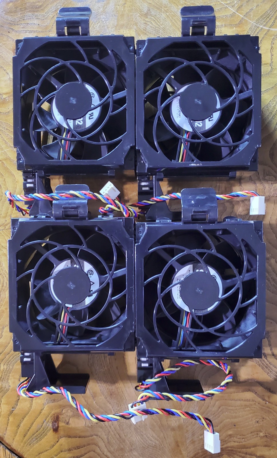 LOT of 4 Supermicro FAN-0114L4 92x92x38 mm 5K RPM Middle Cooling Fan 747-12 RoHS
