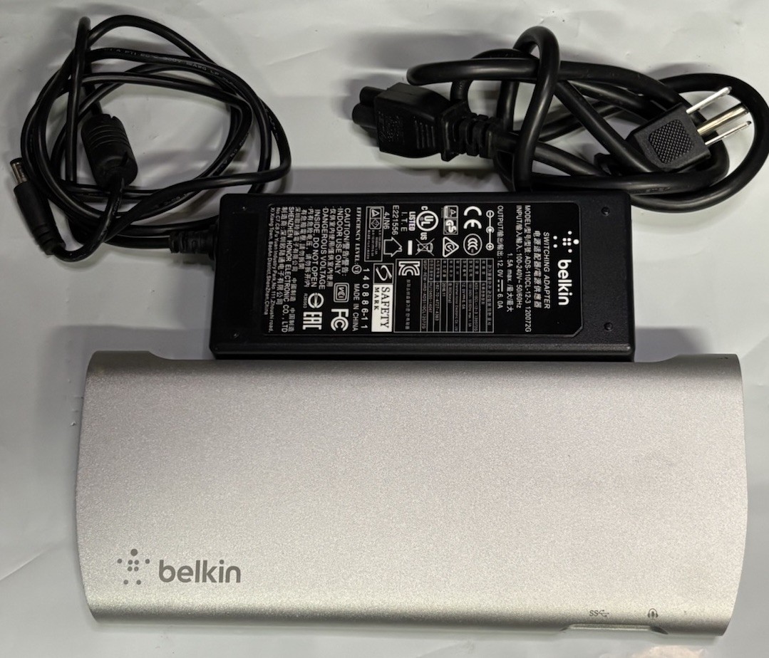 Belkin Thunderbolt 2 Express Dock HD F4U085 Docking Station for Mac HDMI Port