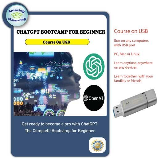 How to Use ChatGPT  for AI Chat - The Bootcamp for Beginner - Course on USB