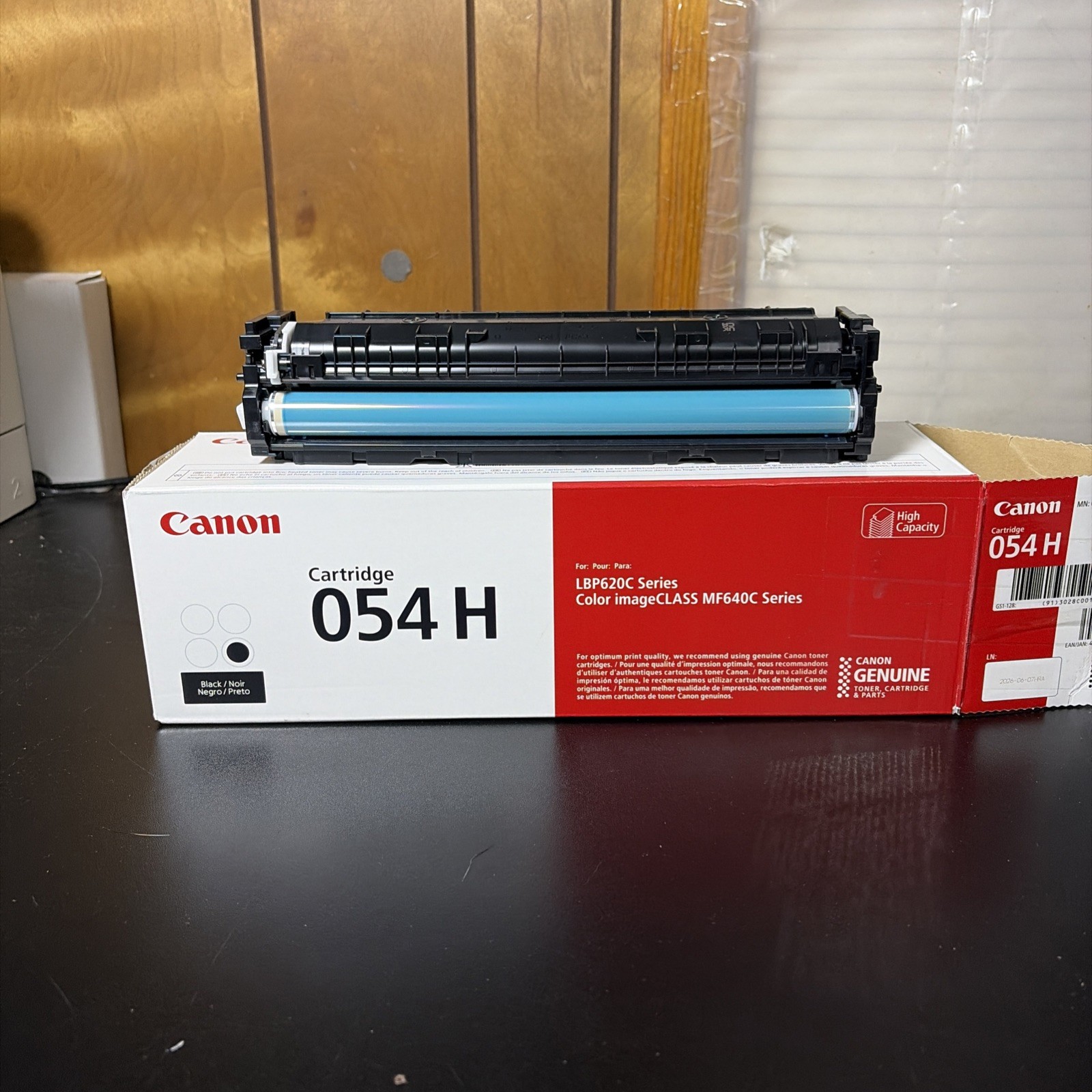 Canon 054H Black Toner Genuine OEM High Yield 3100 Pages