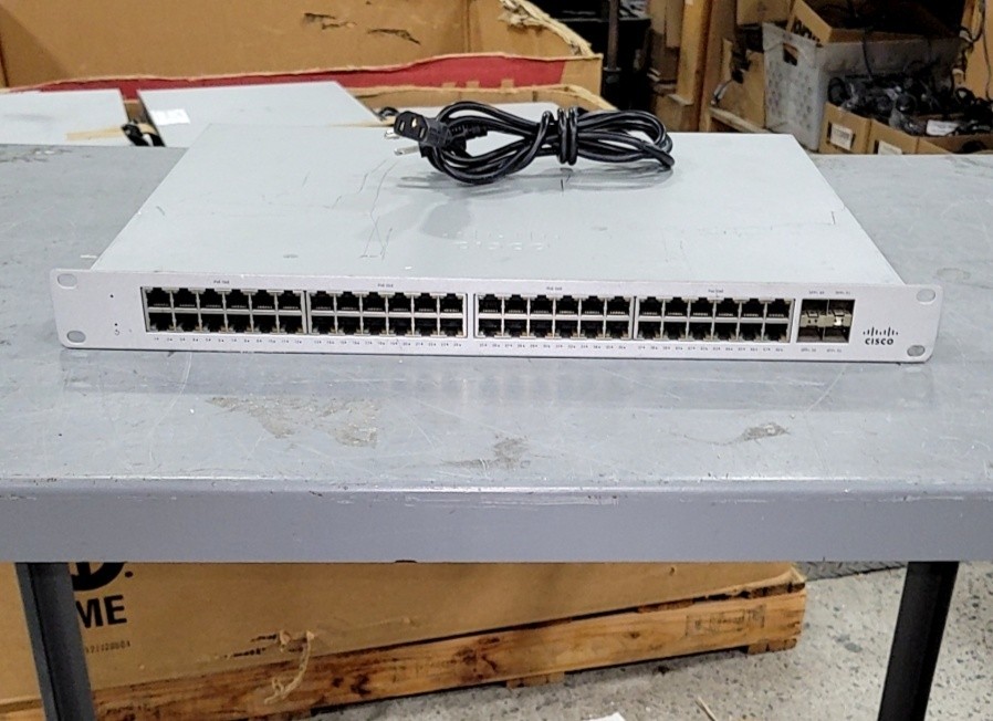 CISCO MERAKI MS125-48LP 600-86040 48 Port PoE Managed Ethernet Switch SEE NOTES