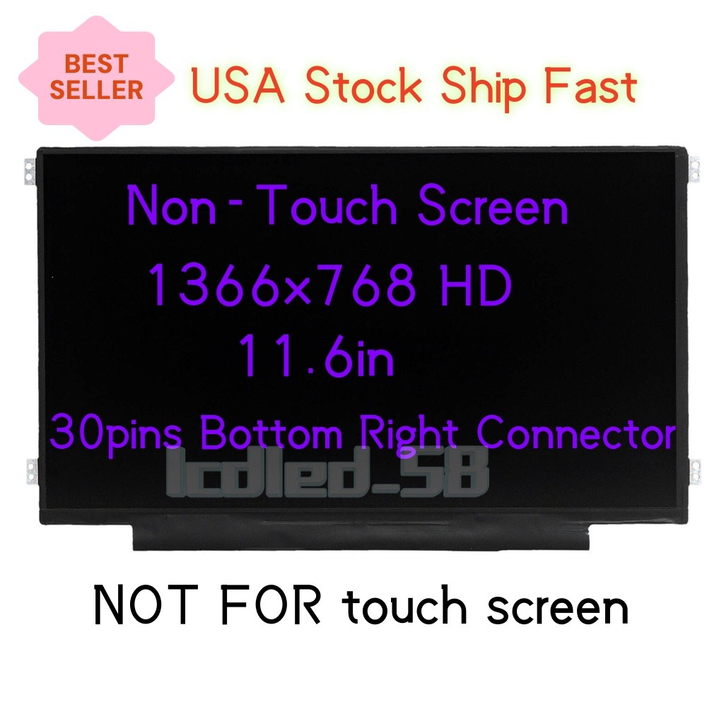 HD 11.6" For HP Stream 11-AH LED New LCD Screen Non-Touch 902900-001 B116XTN02.3