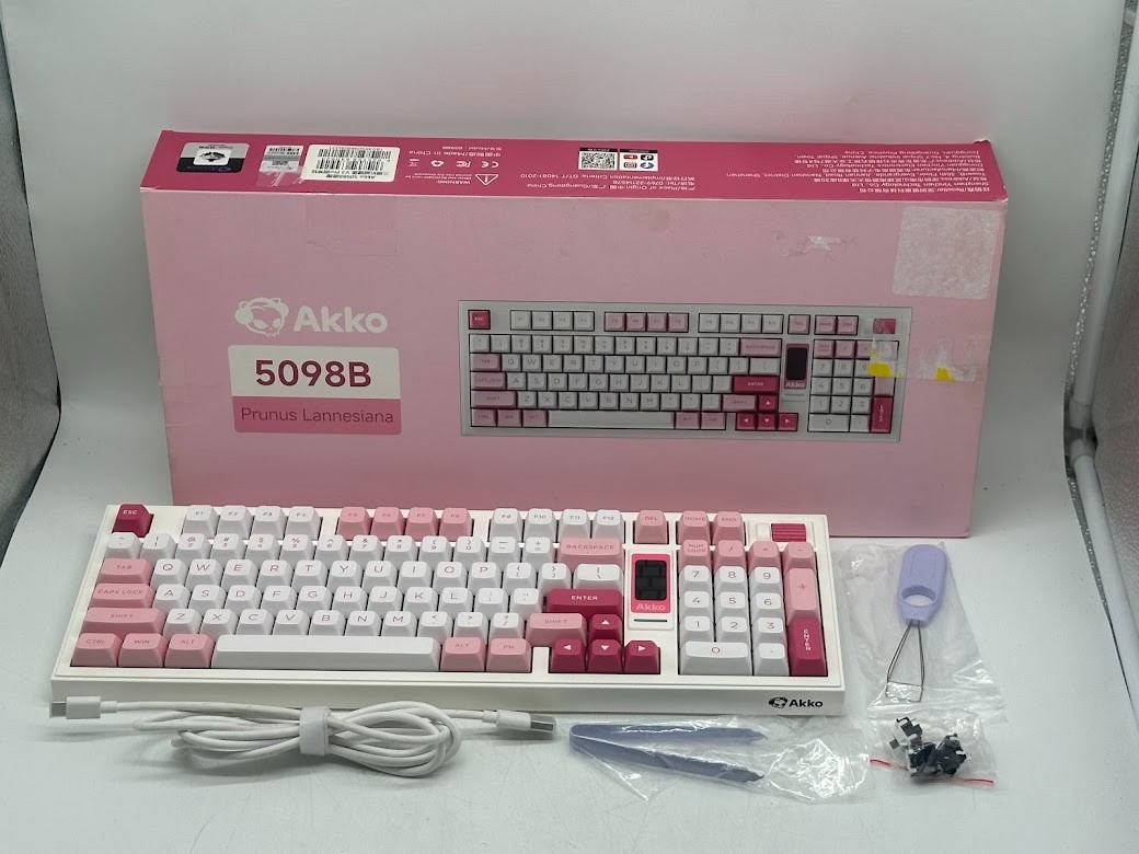 Akko Prunus Lannesiana 5098B Wireless Mechanical Keyboard - Pink