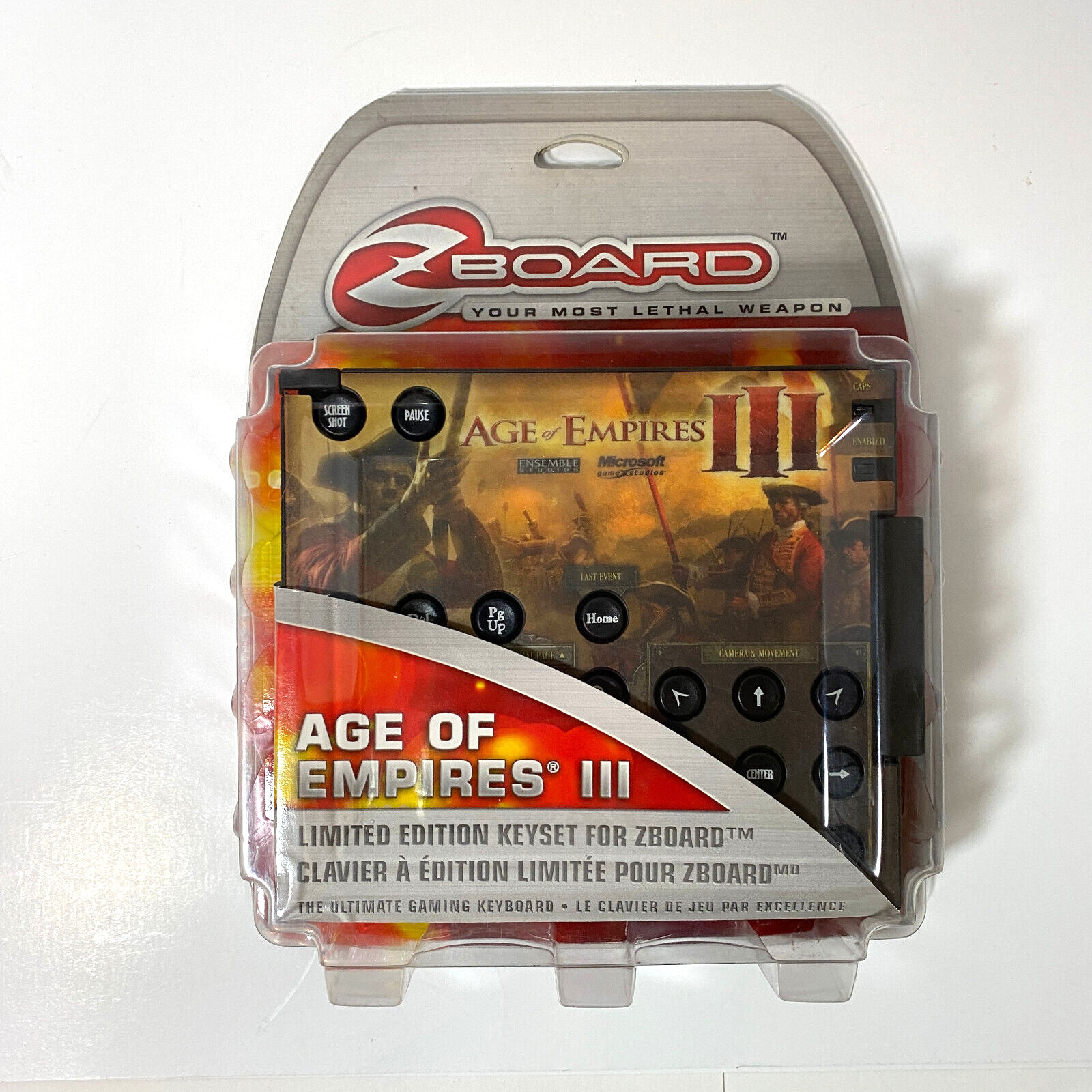 Age of Empires 3 Gaming Keyset For Zboard - Brand New Sealed