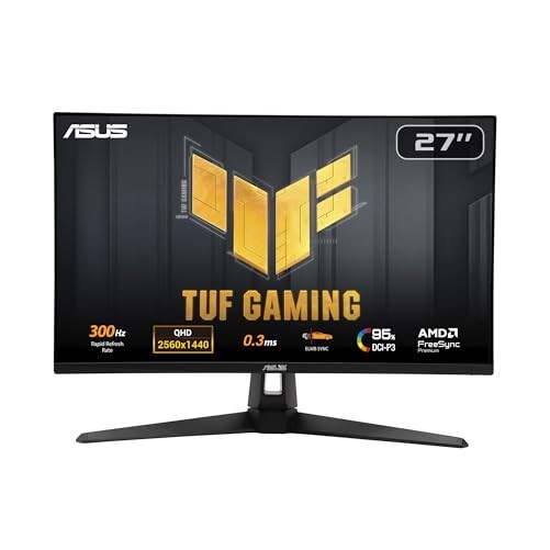 TUF 27" Class WQHD Gaming LED Monitor - 16:9 - Black