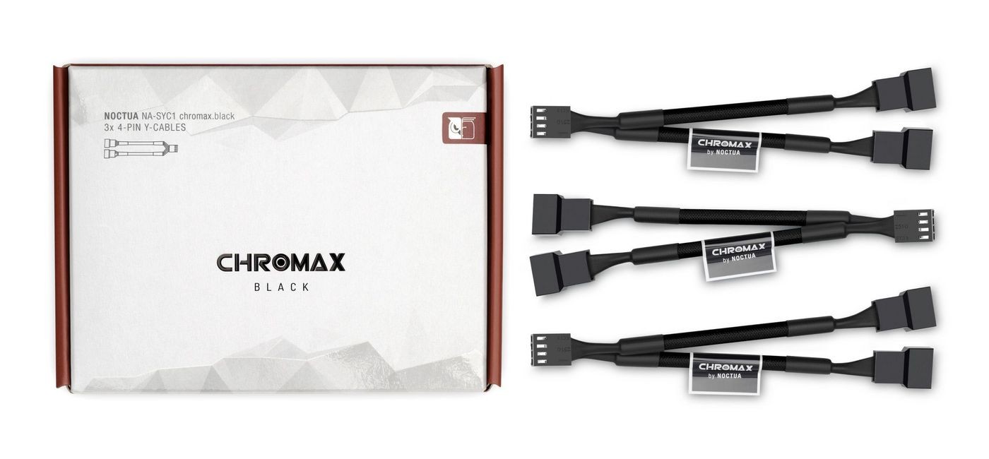 Noctua W128822573 NA-SYC1.BLACK Na-Syc1 Chromax.Black Cable Extension ~E~