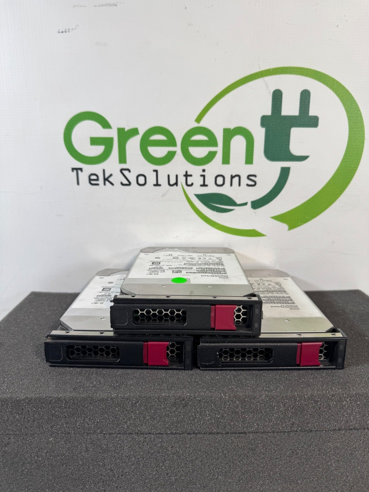 Lot of 3x HPE 12TB SATA 3.5" HDD HUH721212ALE604 868211-001 w/Trays
