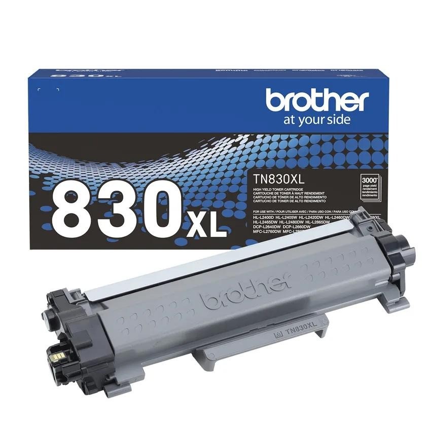 Genuine Brother TN-830XL High Yield Black Toner HL-L2460DW MFC-L2820DW NEW