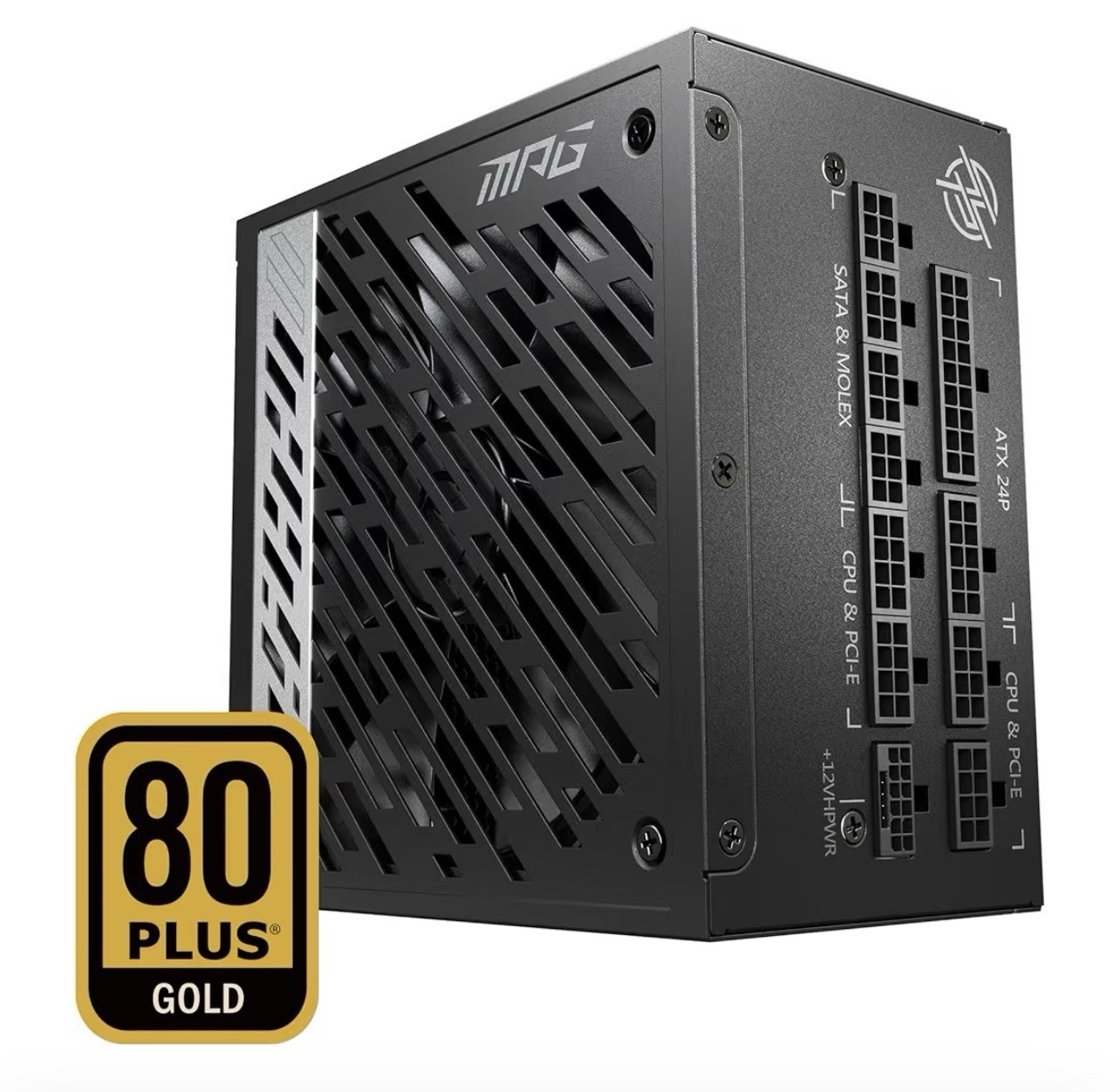 MPG A1000G PCIE 5.0 & ATX 3.0 Gaming Power Supply - Full Modular - 80 Plus Gold