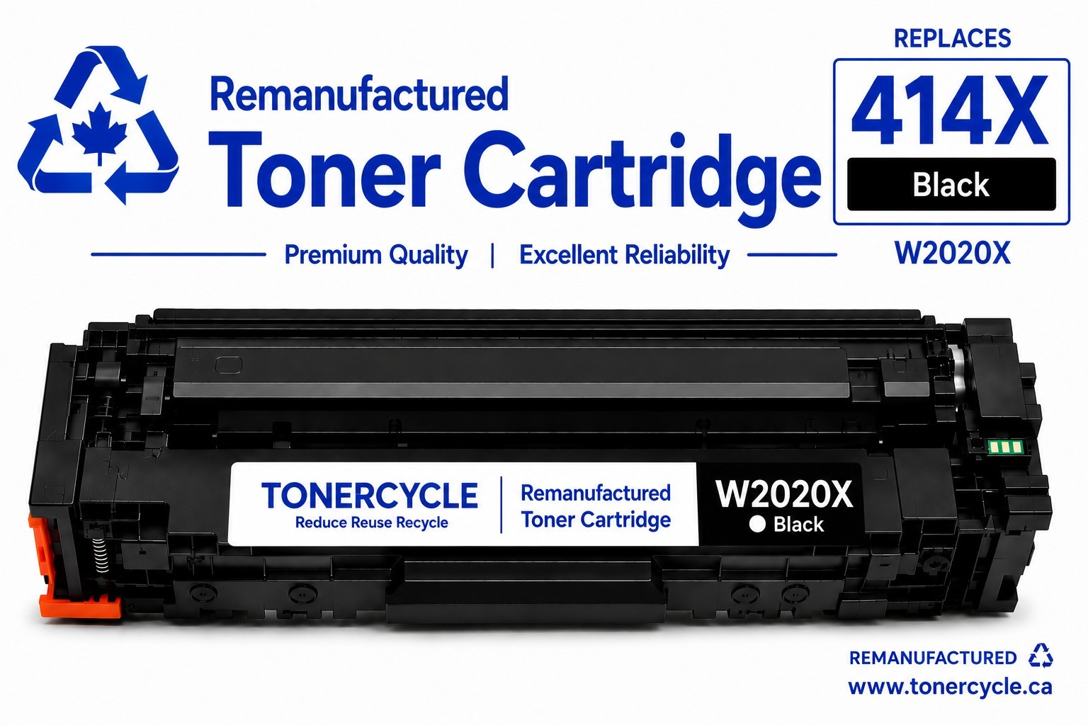 Replacement 414X W2020X Black High Yield Toner Cartridge for HP M454/M479