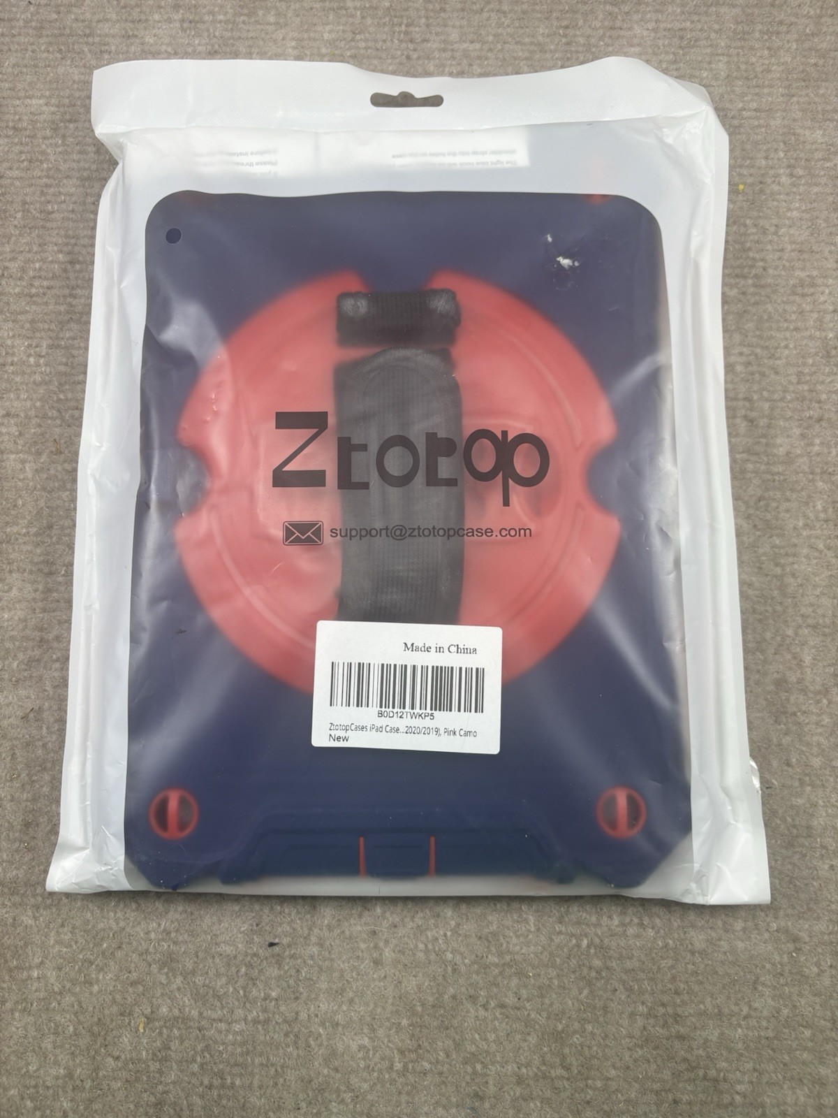 Ztotop iPad Case 10.2” 2020 2019 Heavy Duty Shockproof Kids Stand Cover Pink  