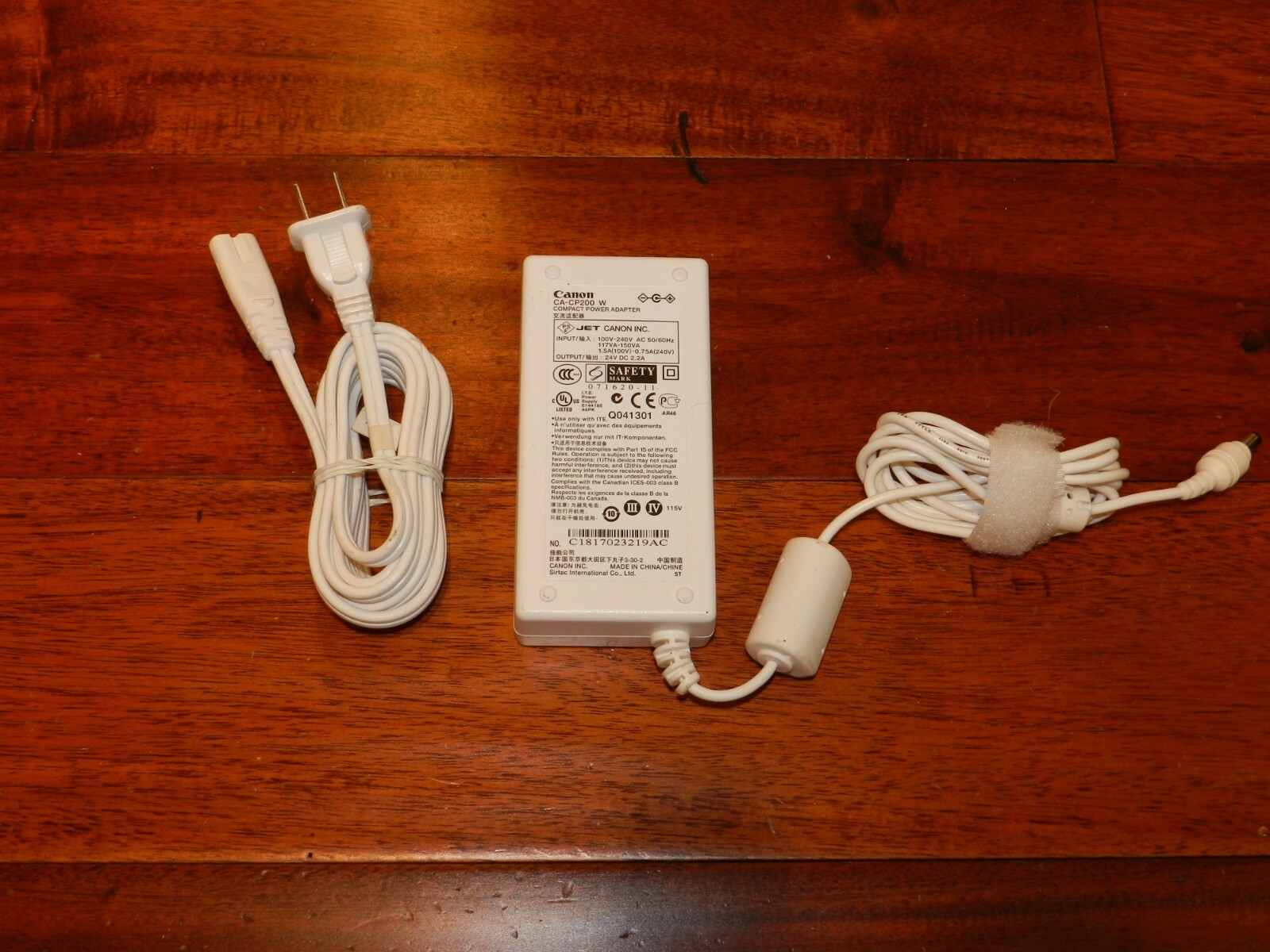 Genuine Canon CA-CP200W Printer Cable Power Supply AC Adapter 24V