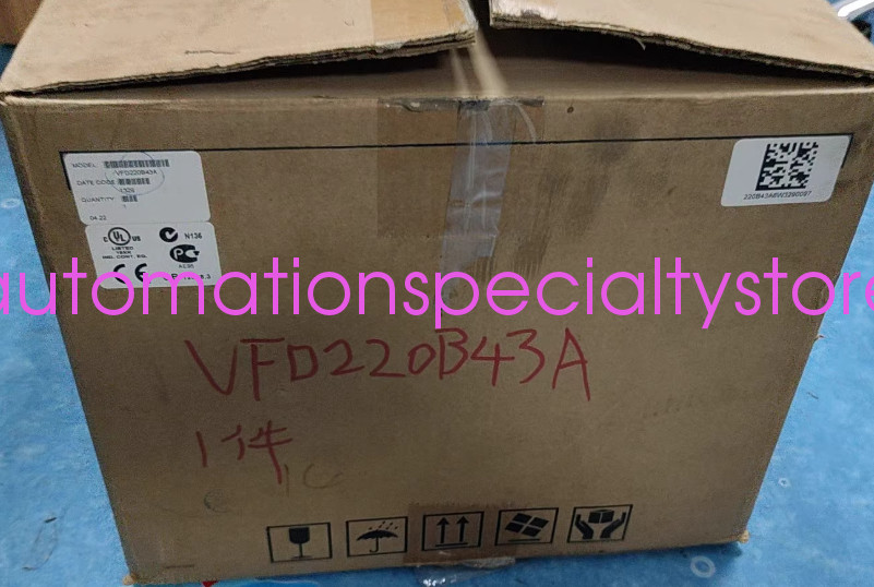 1PCS NEW DELTA  VFD220B43A Frequency converter shipping  Via DHL or Fedex