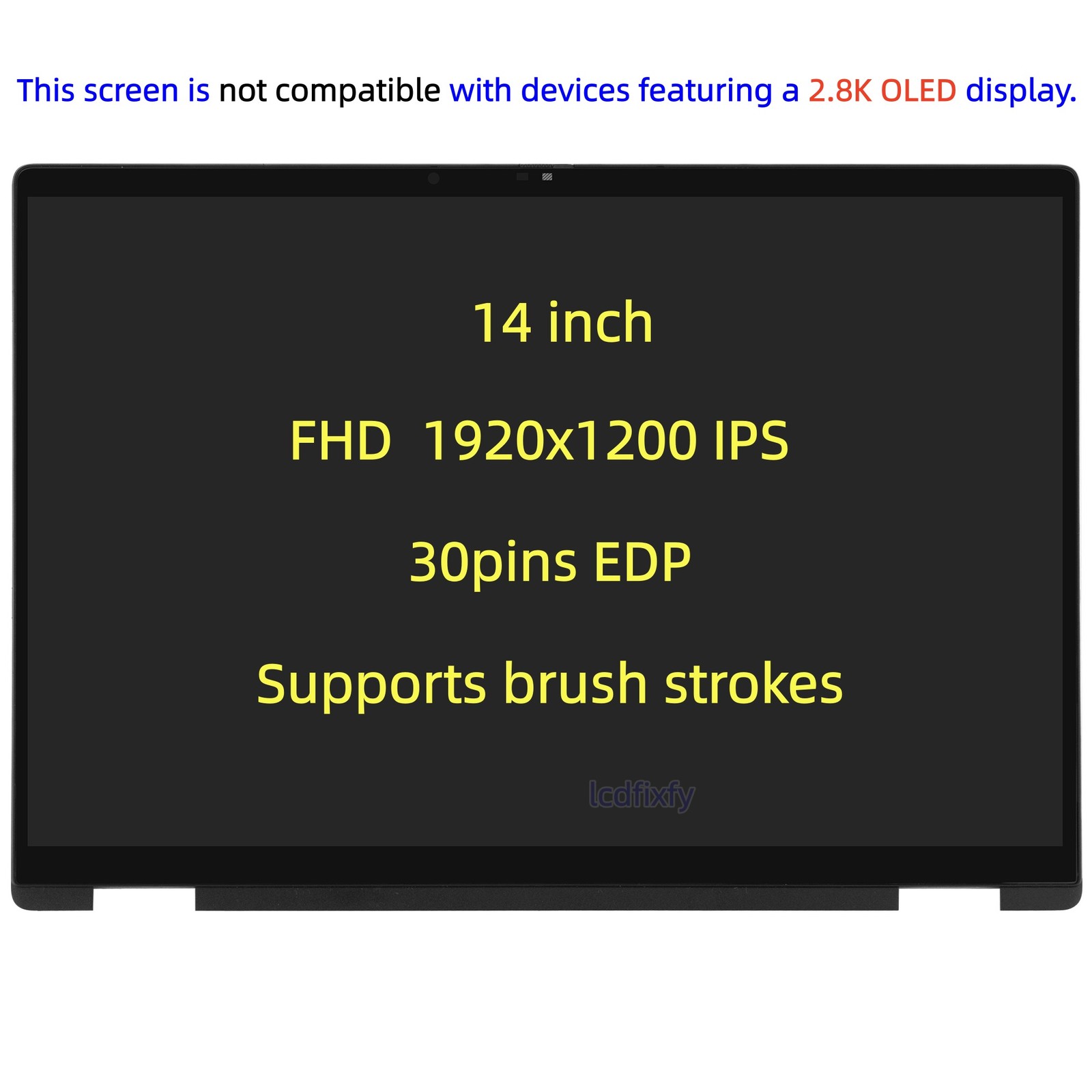30pins for HP OmniBook X Flip LaptopNGAI Touch Screen 14‑FM0050NR Replacement