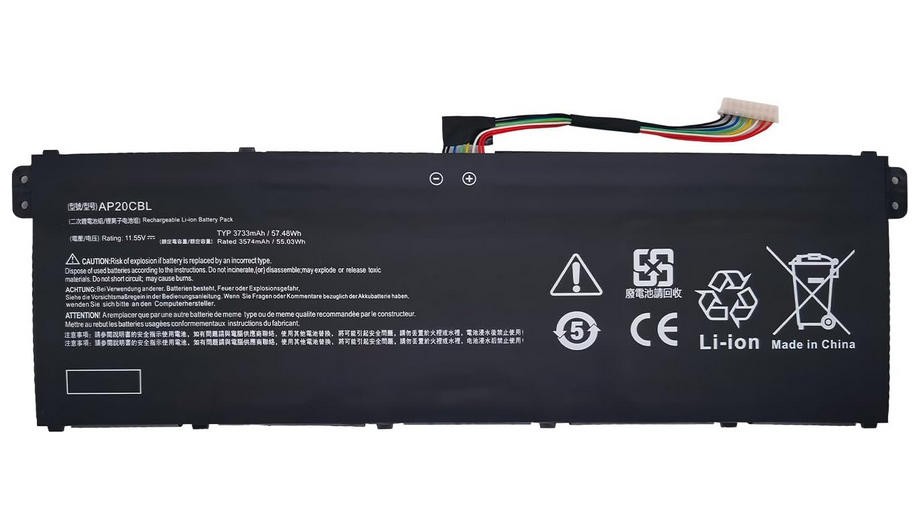 Original AP20CBL Laptop Battery forAcer Aspire 5 A515-45 A515-46 7 A715-43G 53WH