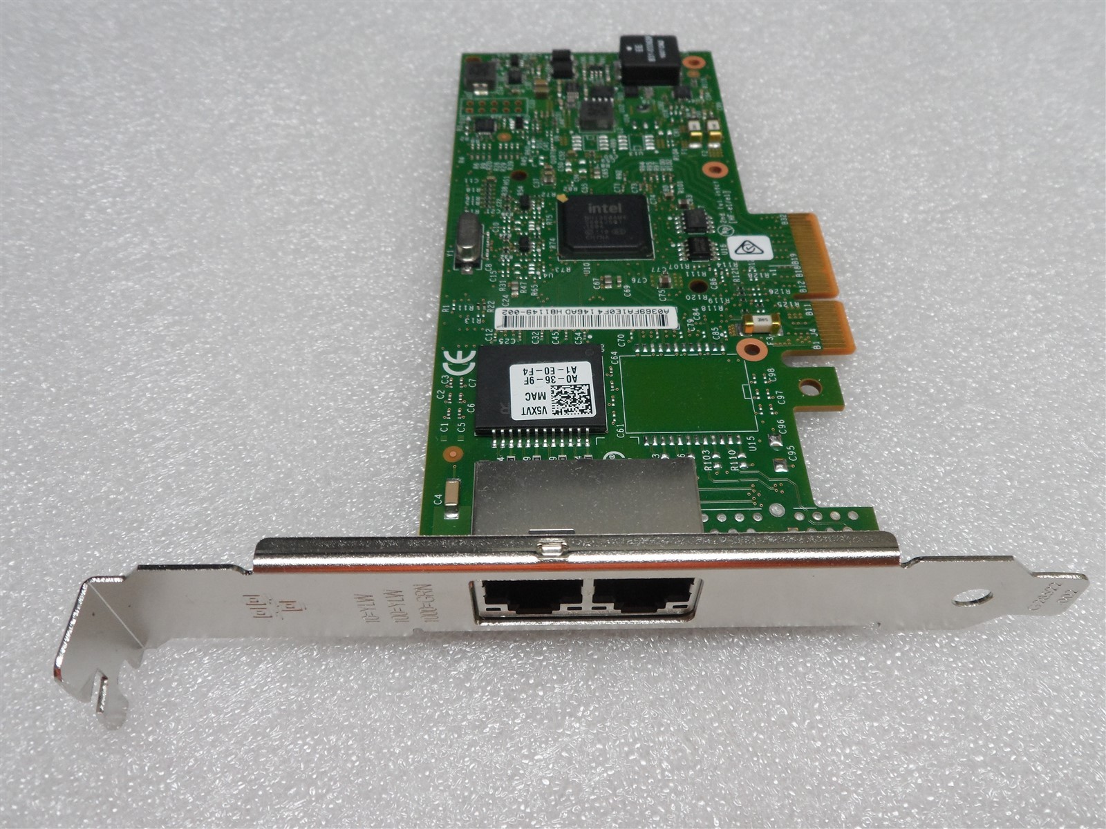 DELL NETWORK INTEL DUAL 1Gb HIGH PROFILE PCIe NIC CARD I350 -T2 V5XVT