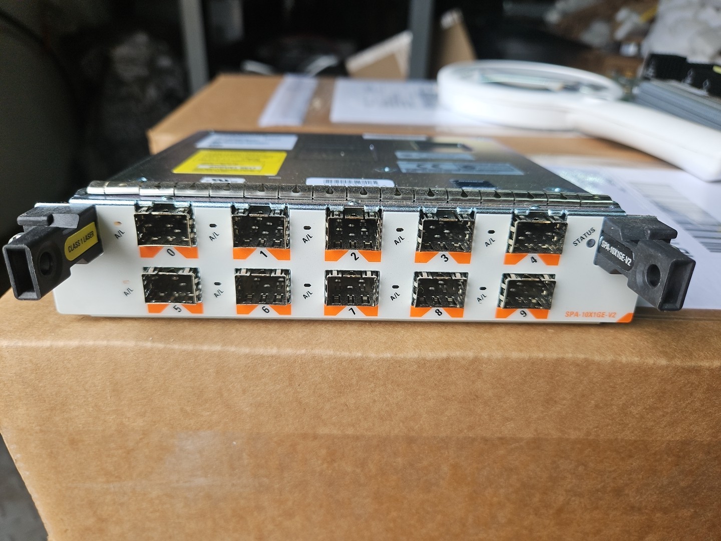 CISCO SPA-10X1GE-V2 - 10-port Gigabit Ethernet SPA - LIFETIME WARRANTY