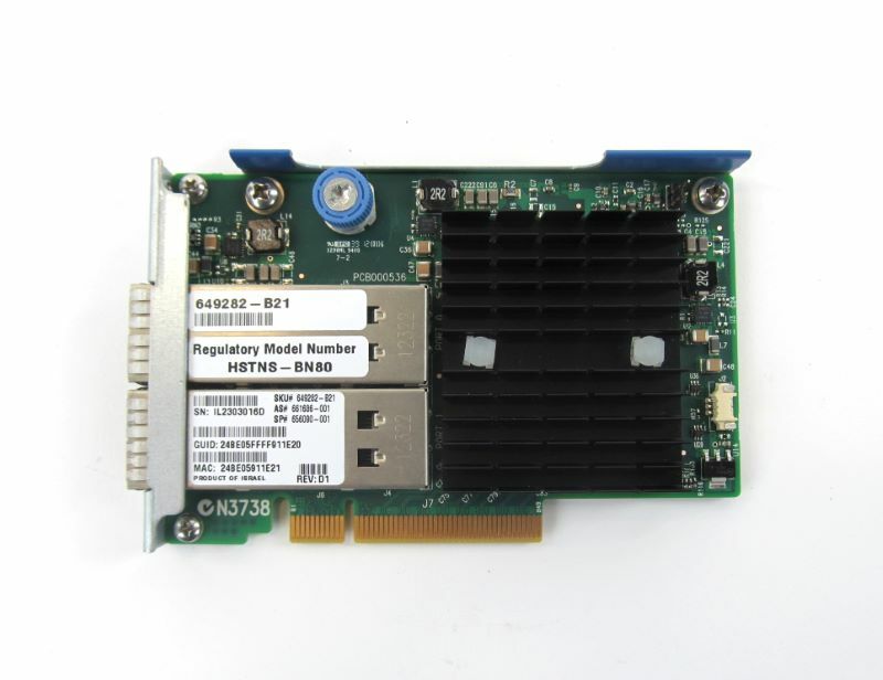 649282-B21 656090-001 661686-001 544FLR HPE ETHERNET 2 PORT 10/40GB ADAPTER