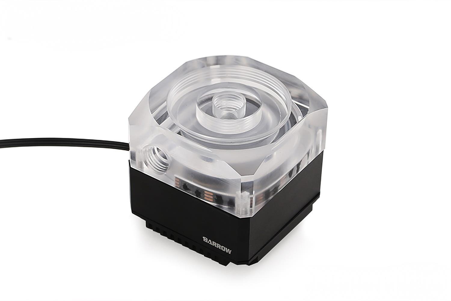 Barrow SPB17 Plus LRC2 RGB Combo Water Cooling Pump with Heatsink 17W 960L Black