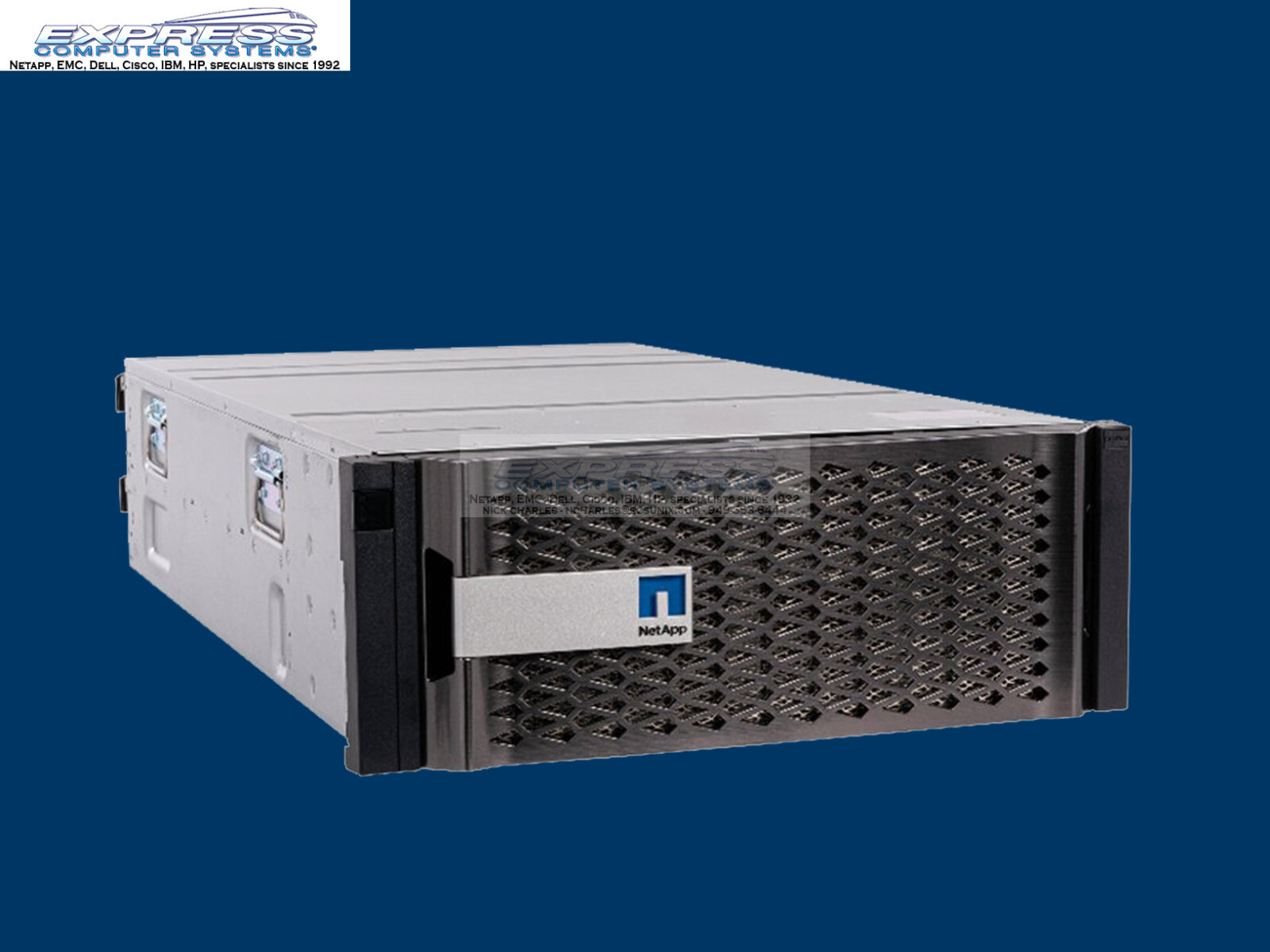 Netapp A400 AFF All Flash + 10x DS224C w/24x X356A 3.84TB SSD SAS 12G 921TB Raw