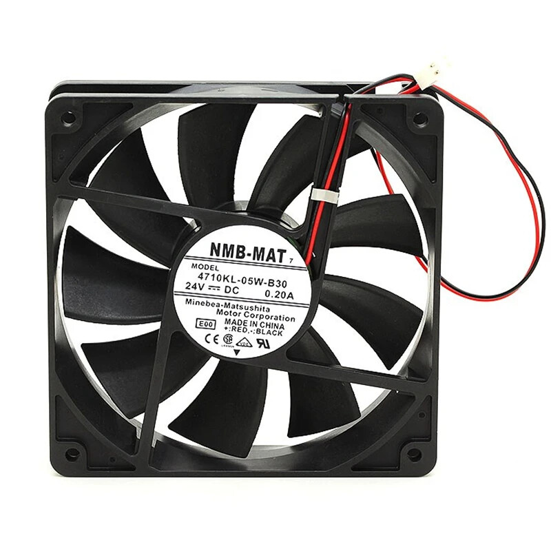 One NMB-MAT 4710KL-05W-B30 24V 0.2A 12CM 12025 Inverter Cooling Fan FastShipping