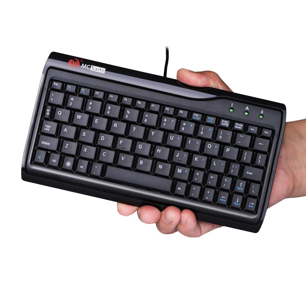 Super Mini Wired Keyboard MCSaite 78 Keys Keypad Portable Computer Laptop Mac