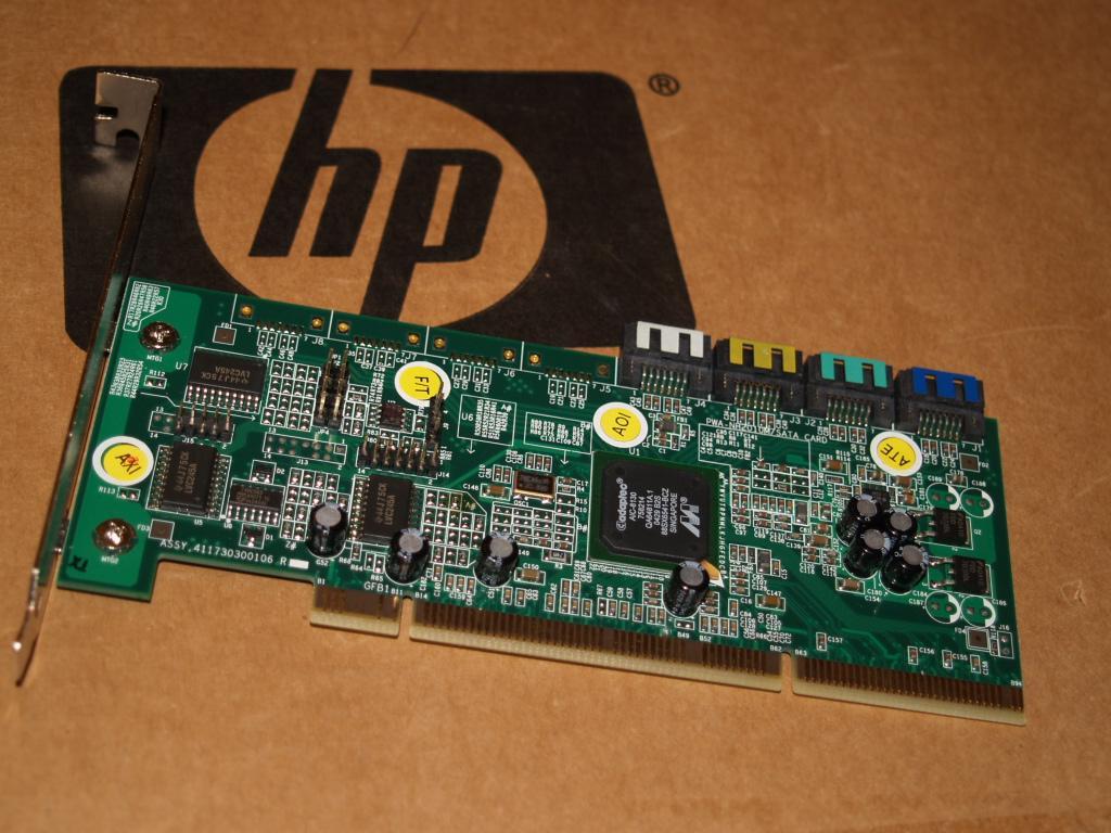 HP 370901-001 373013-001 NEW 4-Port PCI-X SATA Cntrl Board