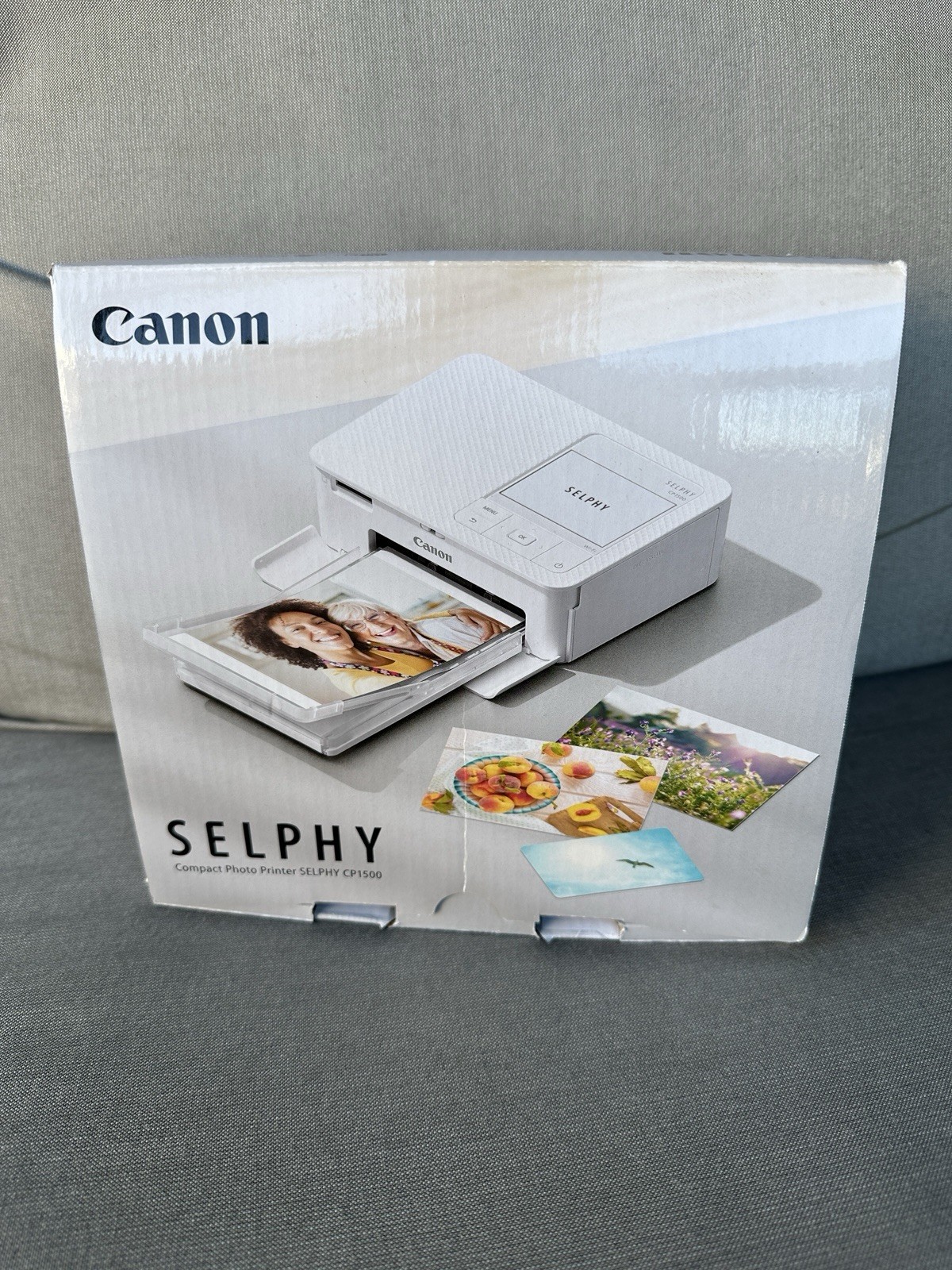 Canon SELPHY CP1500 Wireless Compact Photo Printer (White)