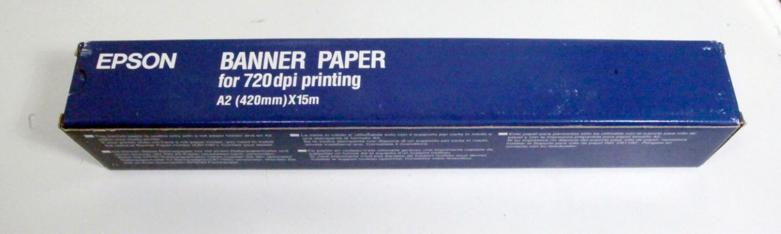 EPSON Inkjet BANNER PAPER 720 dpi Matte A2 420mm x 15M (49') for Ink Jet Printer