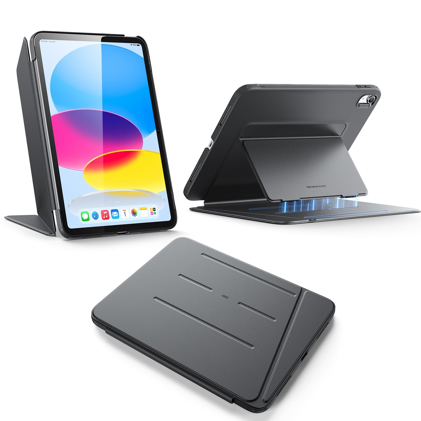 ESR iPad A16 Case for iPad 11th/10th Gen (2025/2022) Black