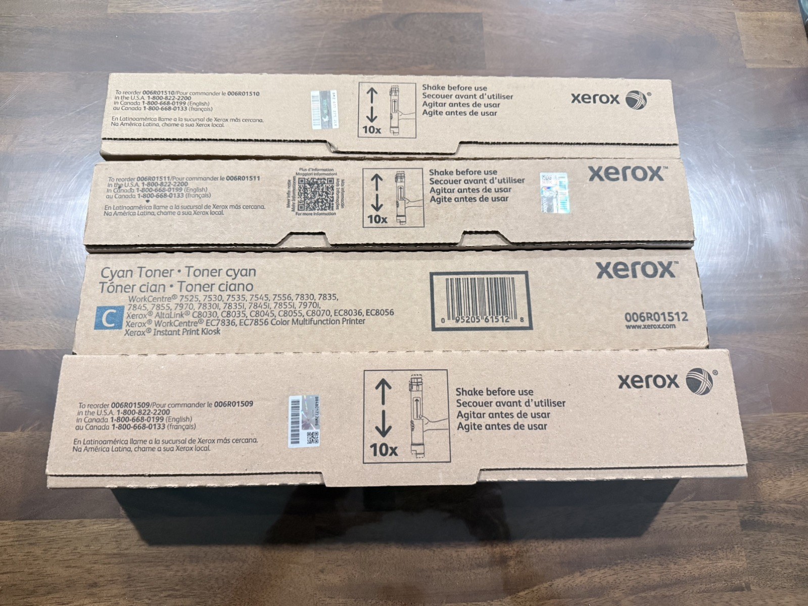 Xerox Toner Cartridge Set for WorkCentre 7525 7530 7535 ^