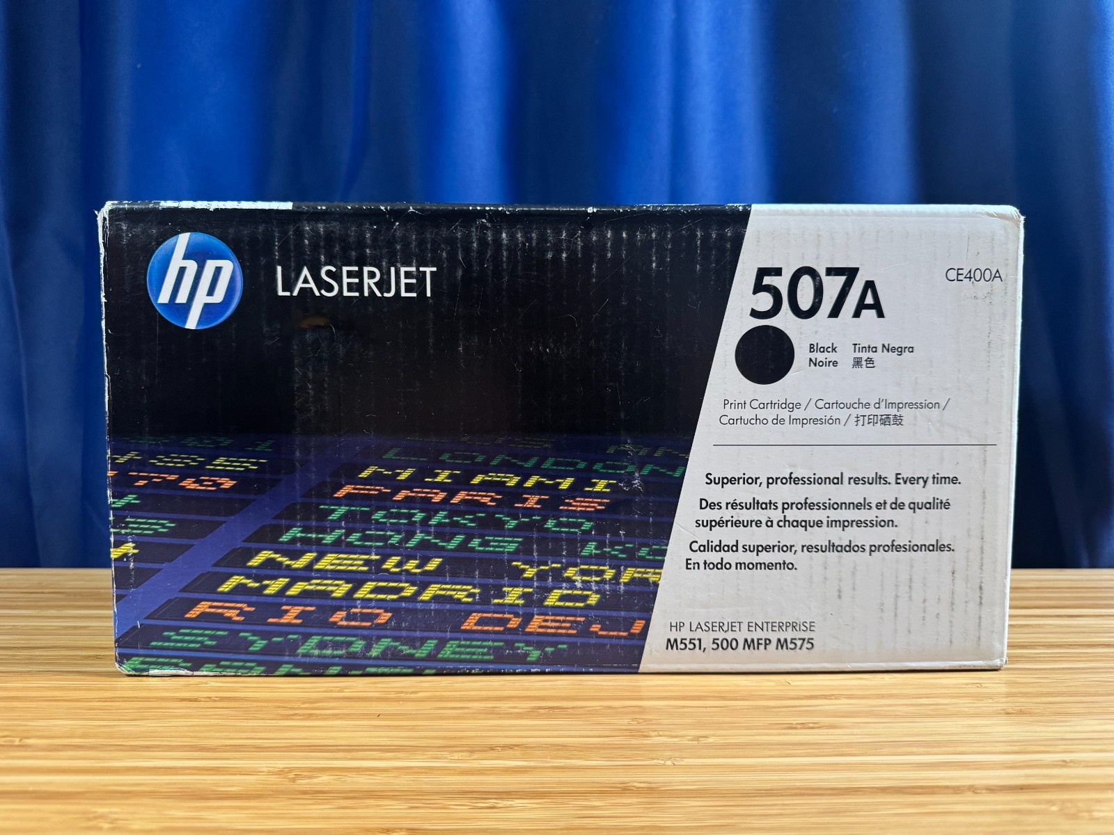 HP 507A LaserJet Toner Cartridge Black CE400A NEW Sealed Box