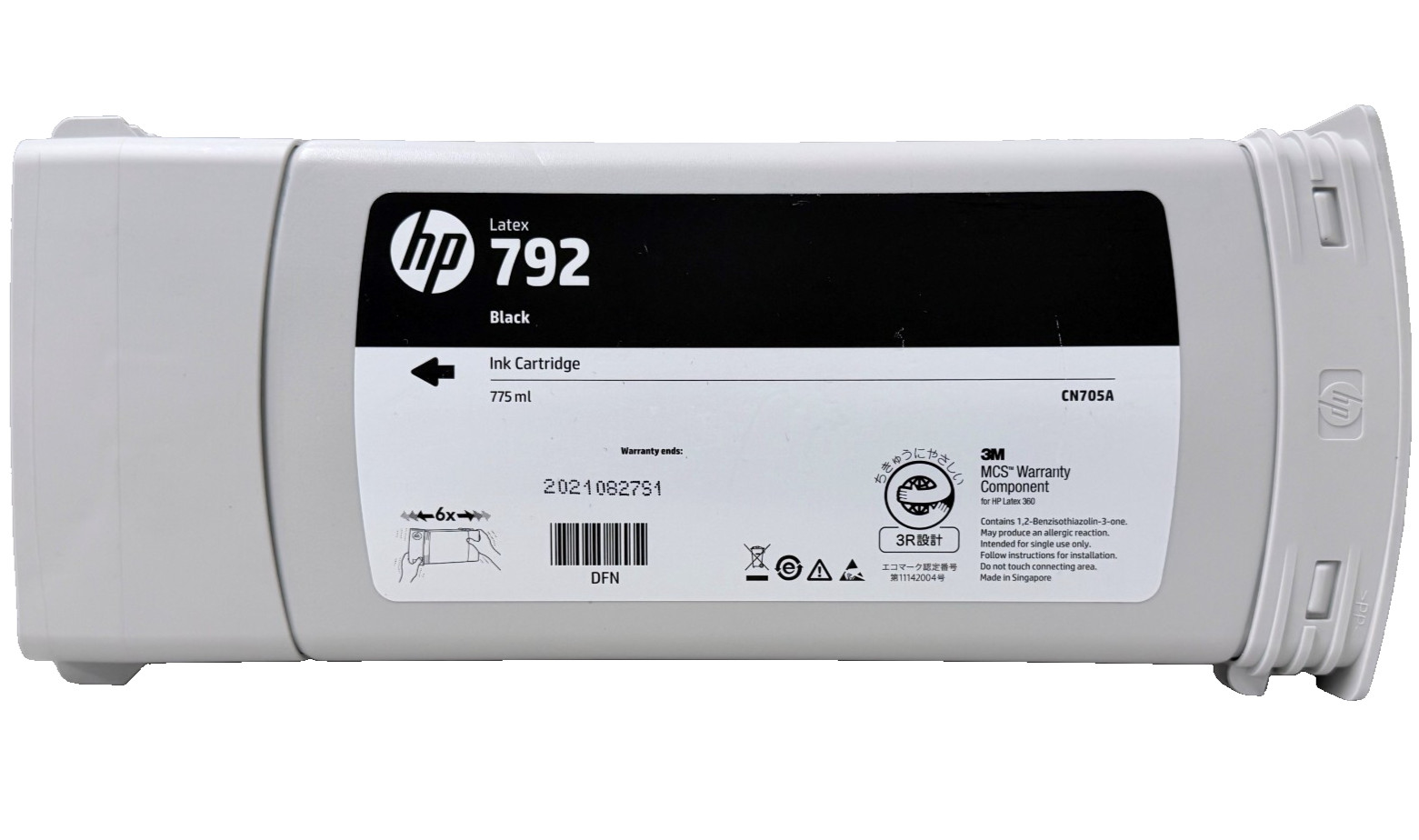 New Genuine HP 792 Black Ink Cartridge CN705A