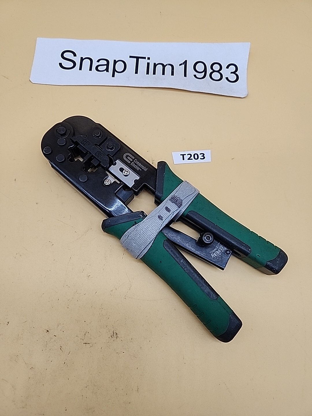 Commercial Electric Communication Crimper 6P & 8P W/ Cutter China
