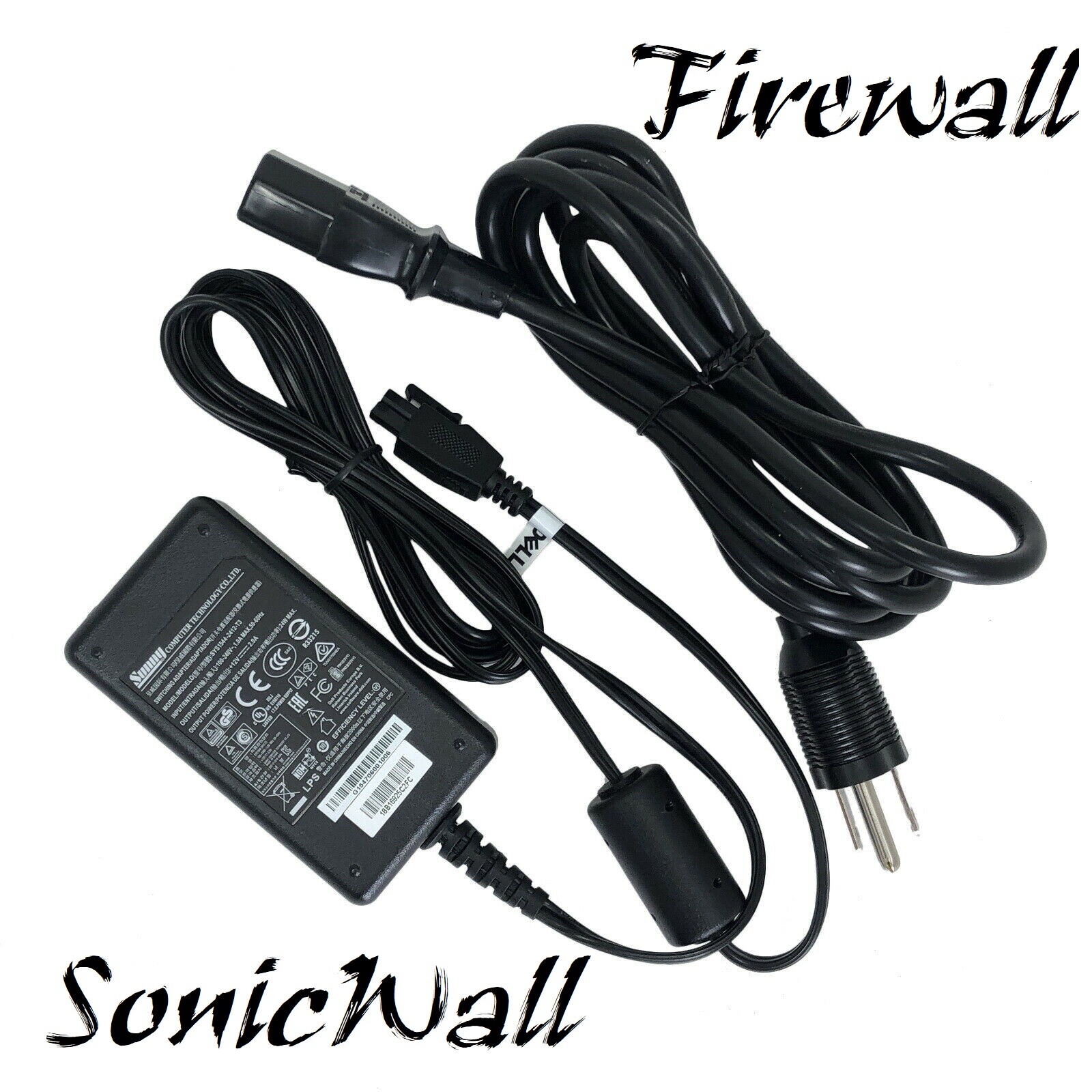NEW Original SonicWALL TZ300 Firewall Router 24W AC Adapter Power Supply