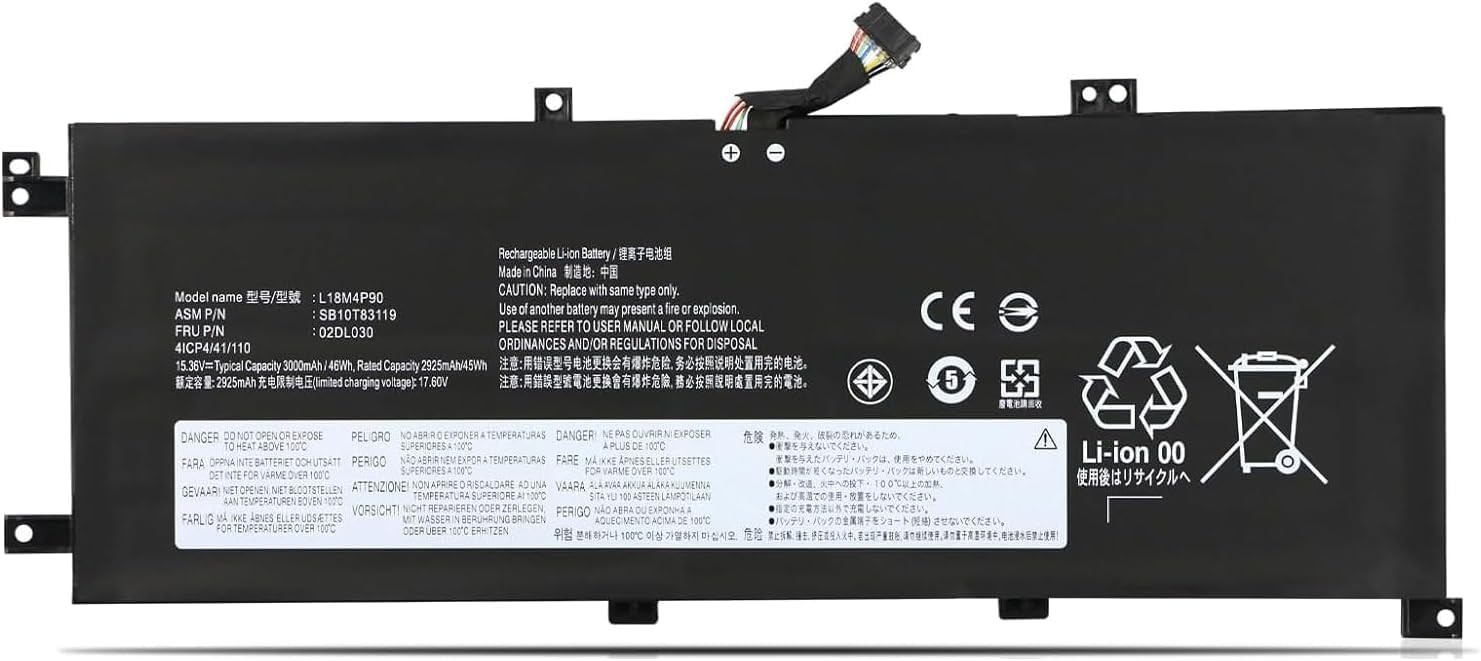 L18C4P90 L18D4P90 L18M4P90 02DL030 02DL032 Laptop Battery Replacement