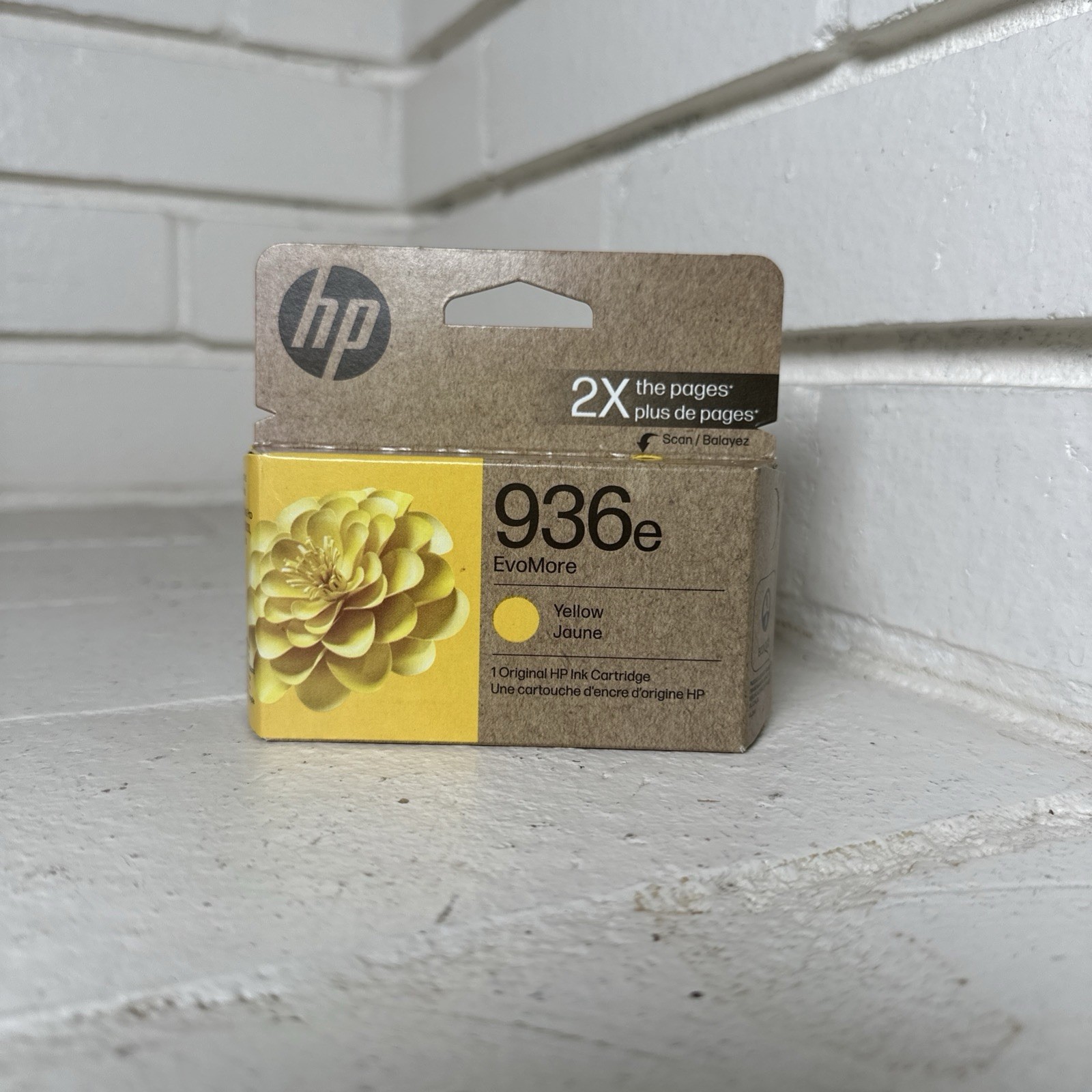 Genuine HP 936e EvoMore Yellow Original Ink 1,650 Pgs 4S6V5LN Dated Nov 27 + OEM