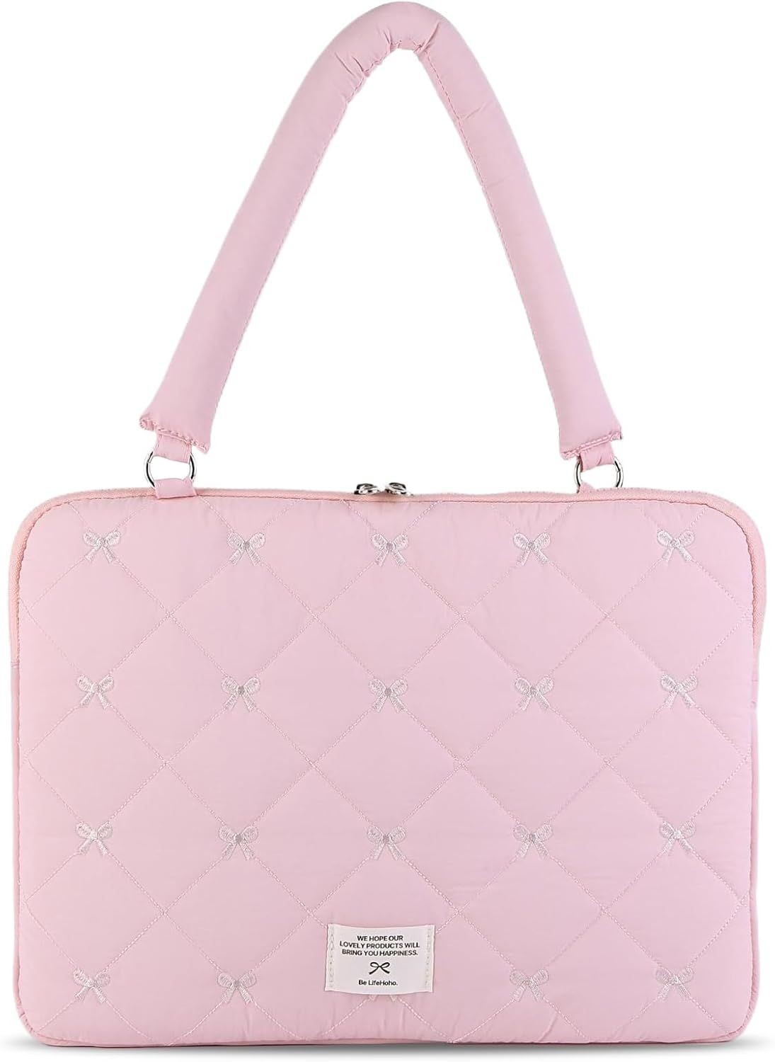 Cute Bow Laptop Case Coquette 13-15 Inch Puffy Laptop Sleeve Accessories Aesthet