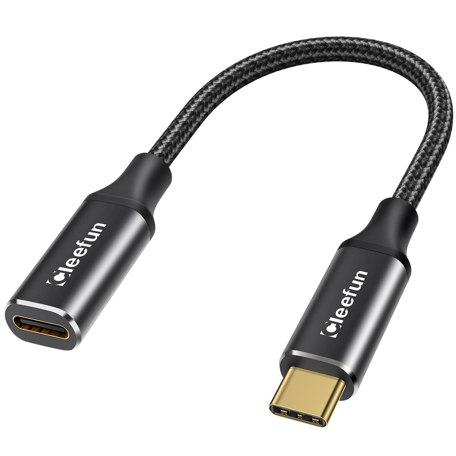 USB-C Extension Cable - 1Ft, 1-Pack, USB-C Male to Female, 10Gbps Data