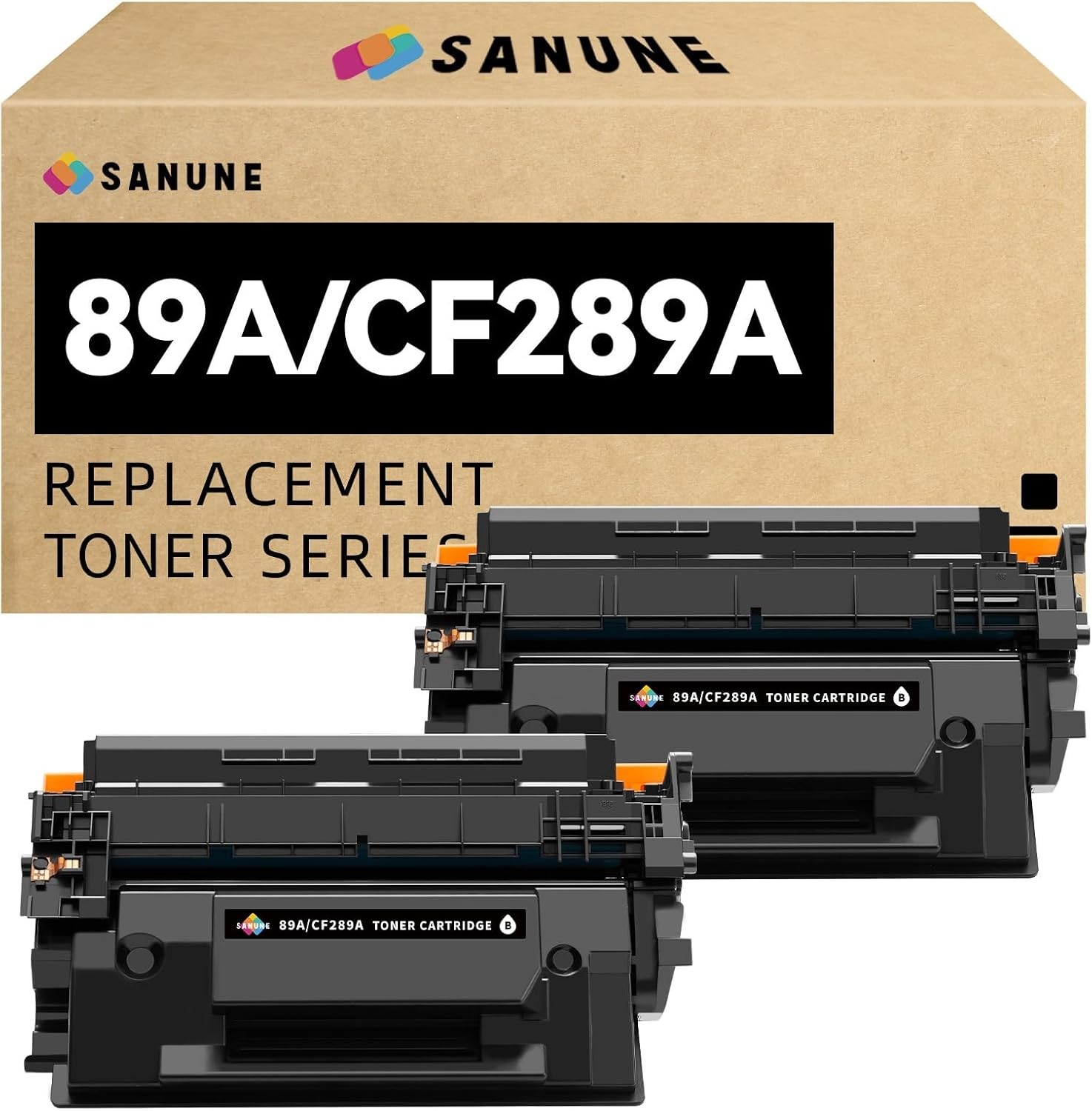 89A Black Toner 2-Piece Cartridges HP CF289A 89X CHIP Enterprise M507 BN