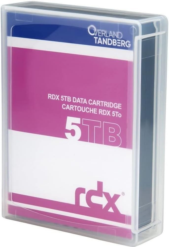 ✨ Overland-Tandberg RDX 5TB HDD Cartridge Storage Media 8862-RDX 712880988629