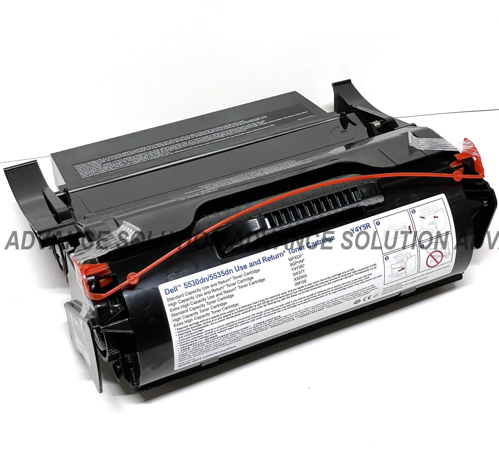 New Genuine Dell Toner Cartridge 5530dn 5535dn Black 36,000 High Yield Y4Y5R