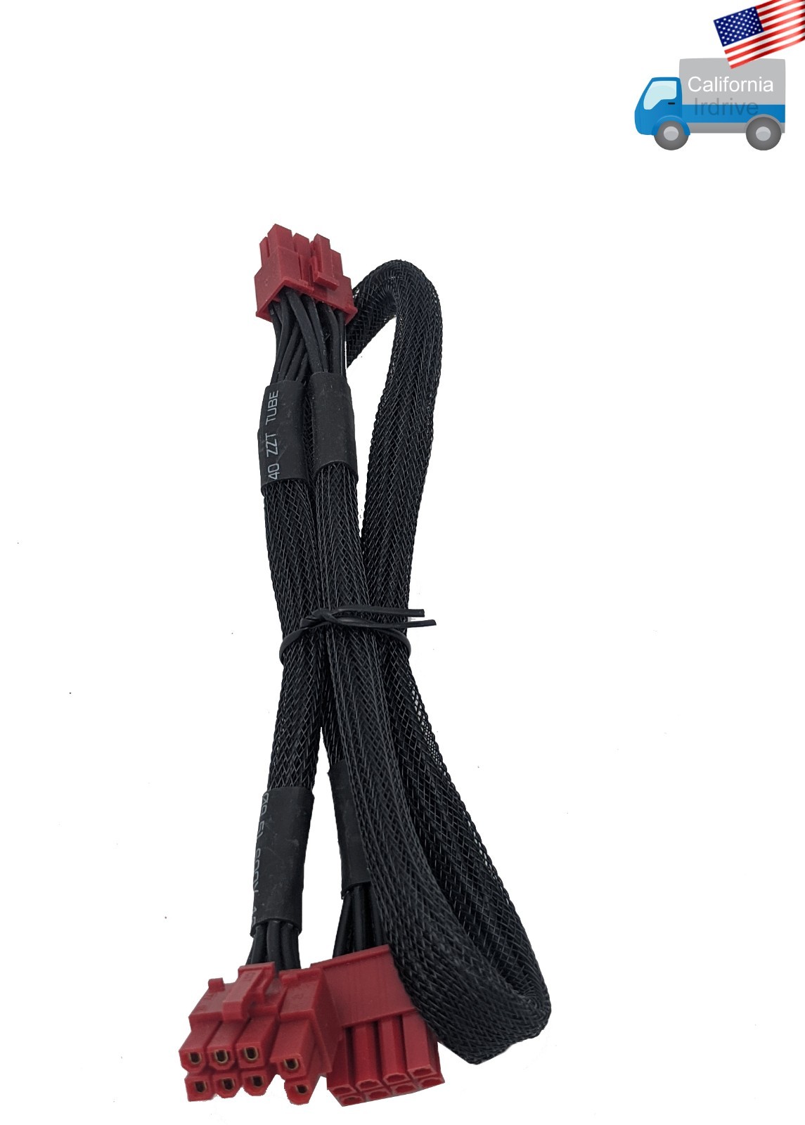 1 set of 2x 6+2pin Sleeved Connector Cable for PowerSpec® PSX850GFM Power Supply