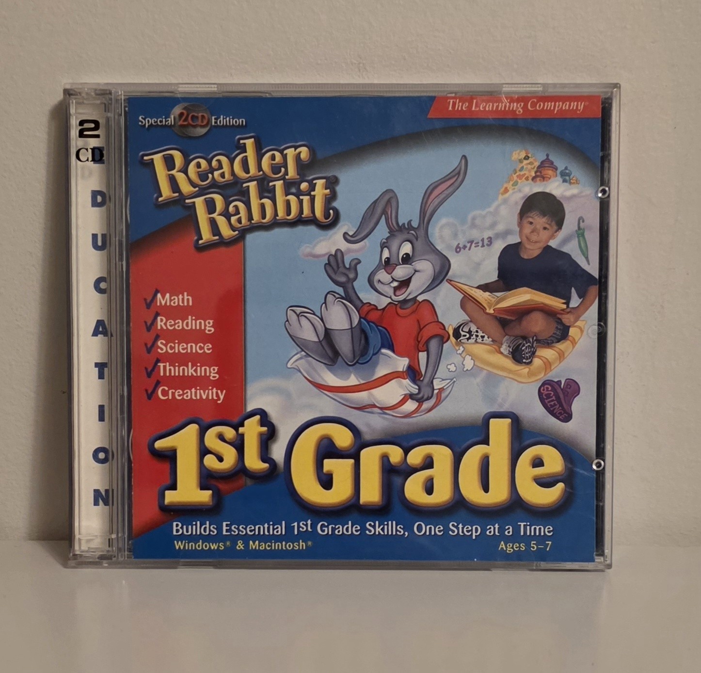 Reader Rabbit 1st Grade Special 2 CD Edition PC Mac Ages 5-7 Learning Company