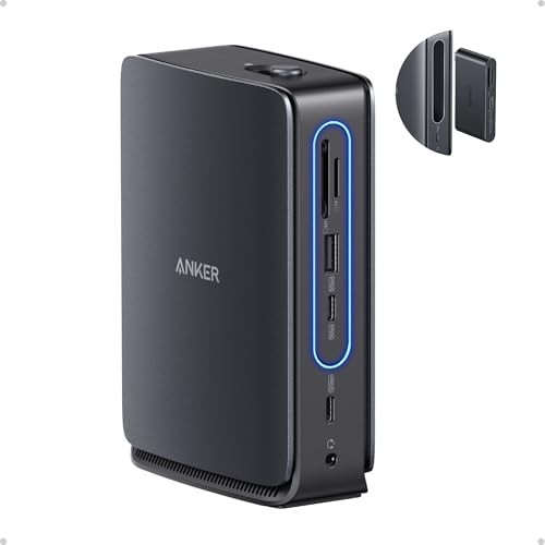 Anker Nano Laptop Docking Station with Detachable Hub, 13-in-1 USB-C Triple Disp