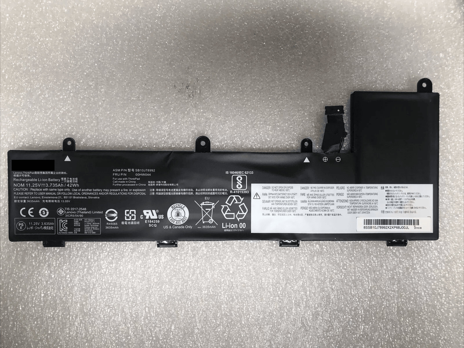 00HW044 Battery For Lenovo ThinkPad Yoga 11e 20GC 20LQ 00HW042 00HW043